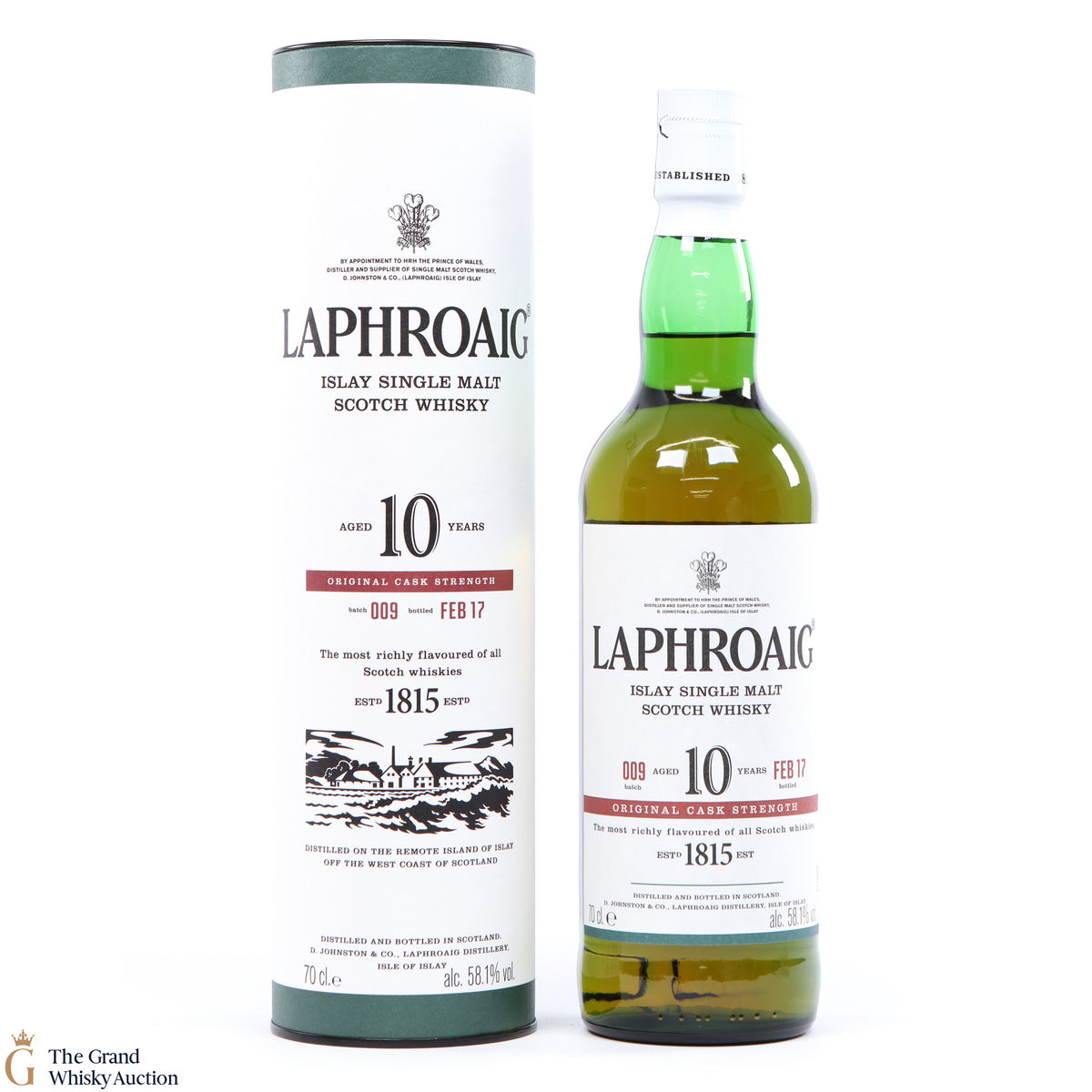 Laphroaig - 10 Year Old - Original Cask Strength Batch #009