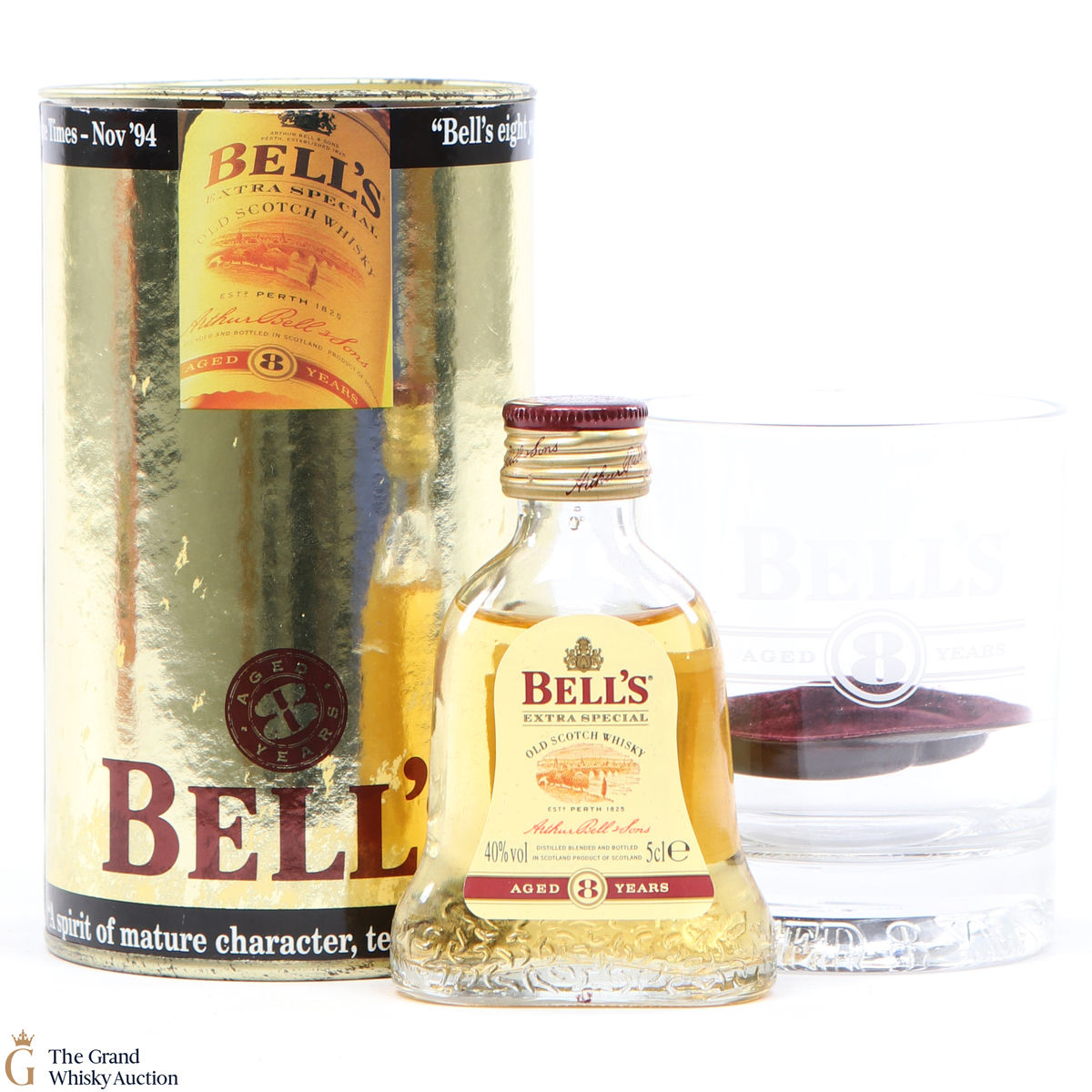 Bell's - 8 Year Old Gift Mini + Glass