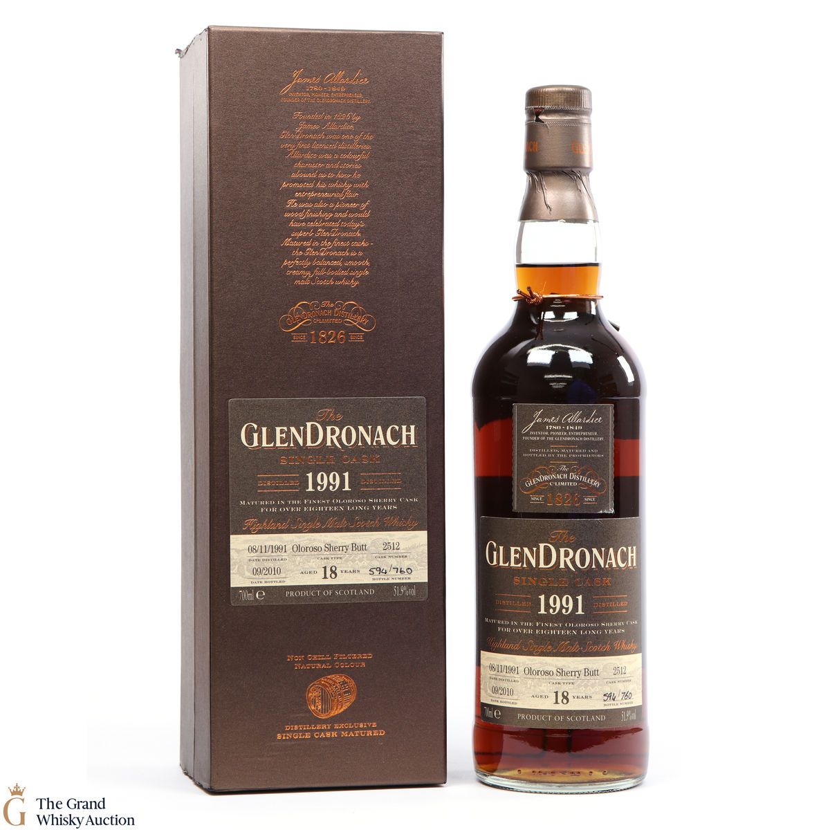 Glendronach - 18 Year Old 1991#2512