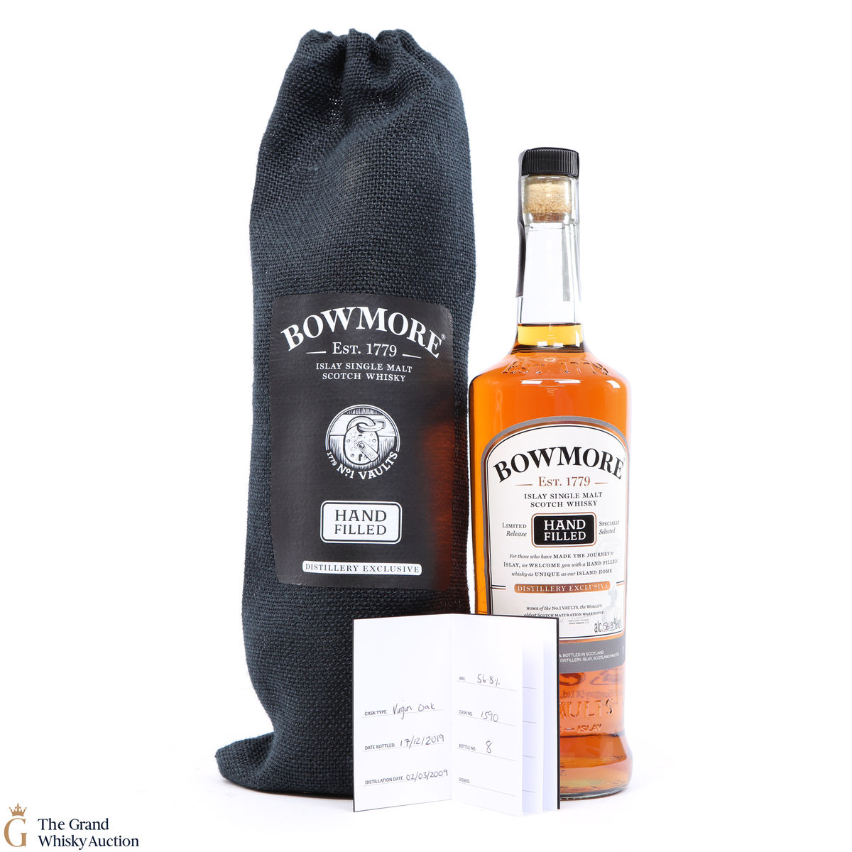 Bowmore - 10 Year Old - 2019 Hand Fill - Virgin Oak #1590
