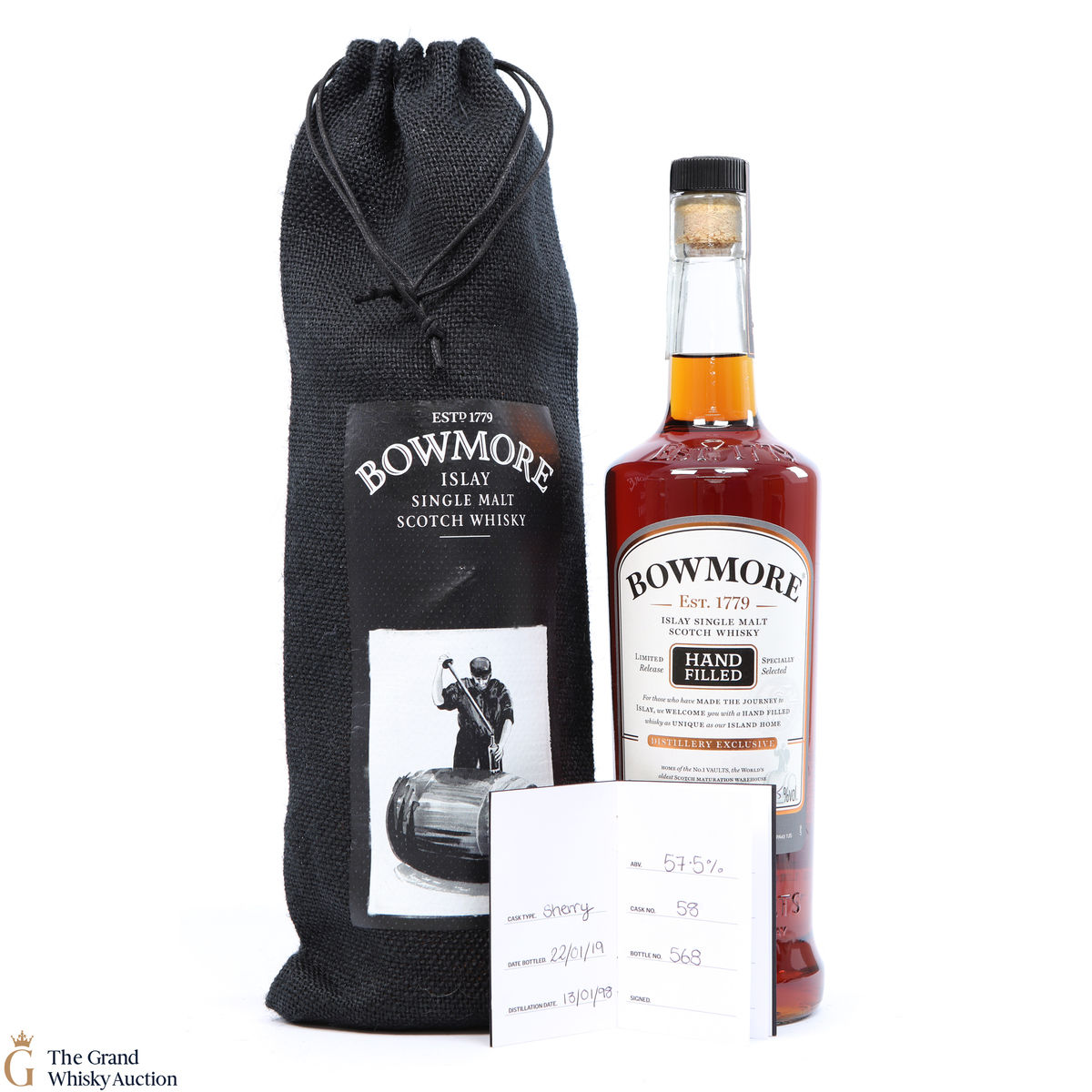 Bowmore - 21 Year Old 1998 - Hand Fill #58