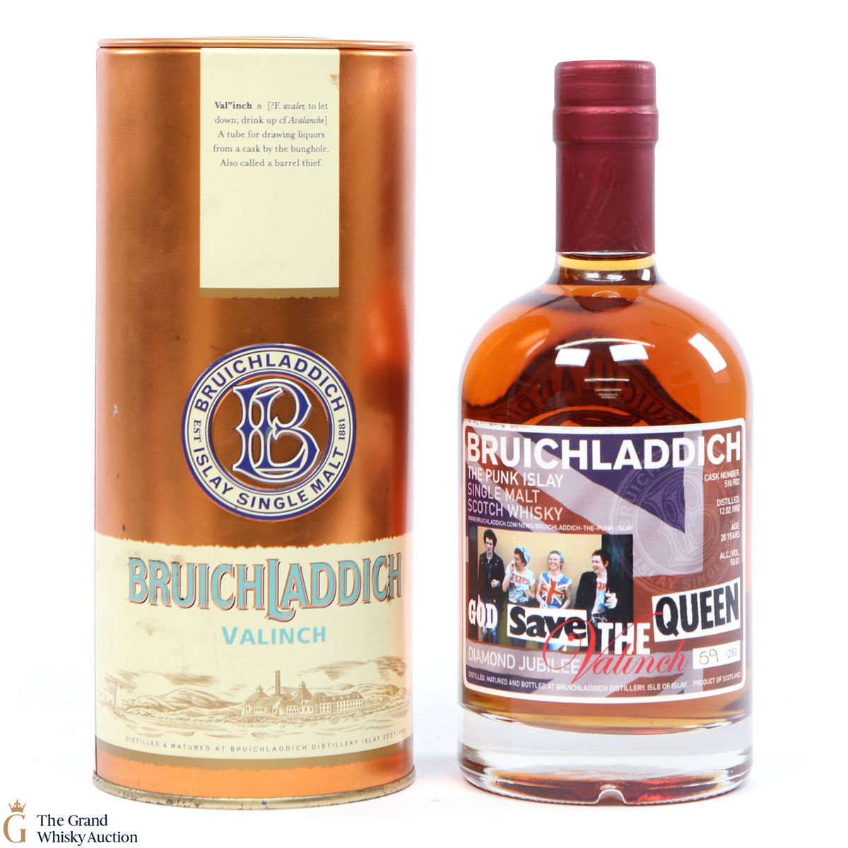 Bruichladdich - 1992 Valinch 'God Save the Queen'