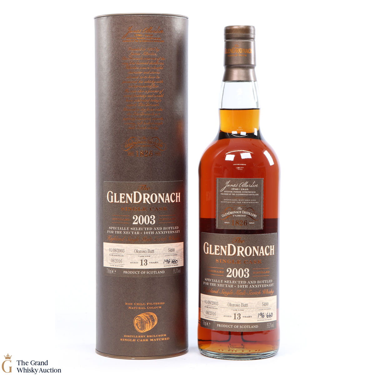 Glendronach - 13 Year Old - 2003 Single Oloroso Cask #5490