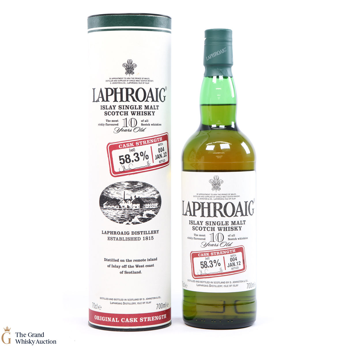 Laphroaig - 10 Year Old - Original Cask Strength Batch #004