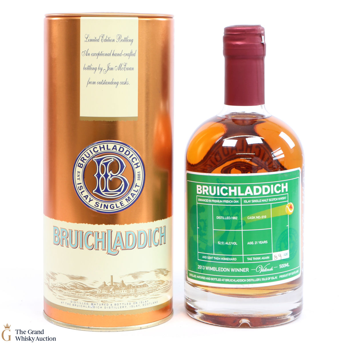 Bruichladdich - 1992 Valinch - Wimbledon Winner 2013