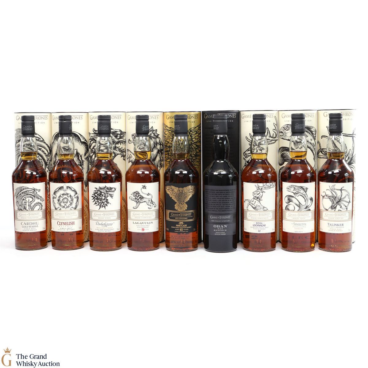 Game of Thrones - Limited Editions - 9 x 70cl (with Mortlach)