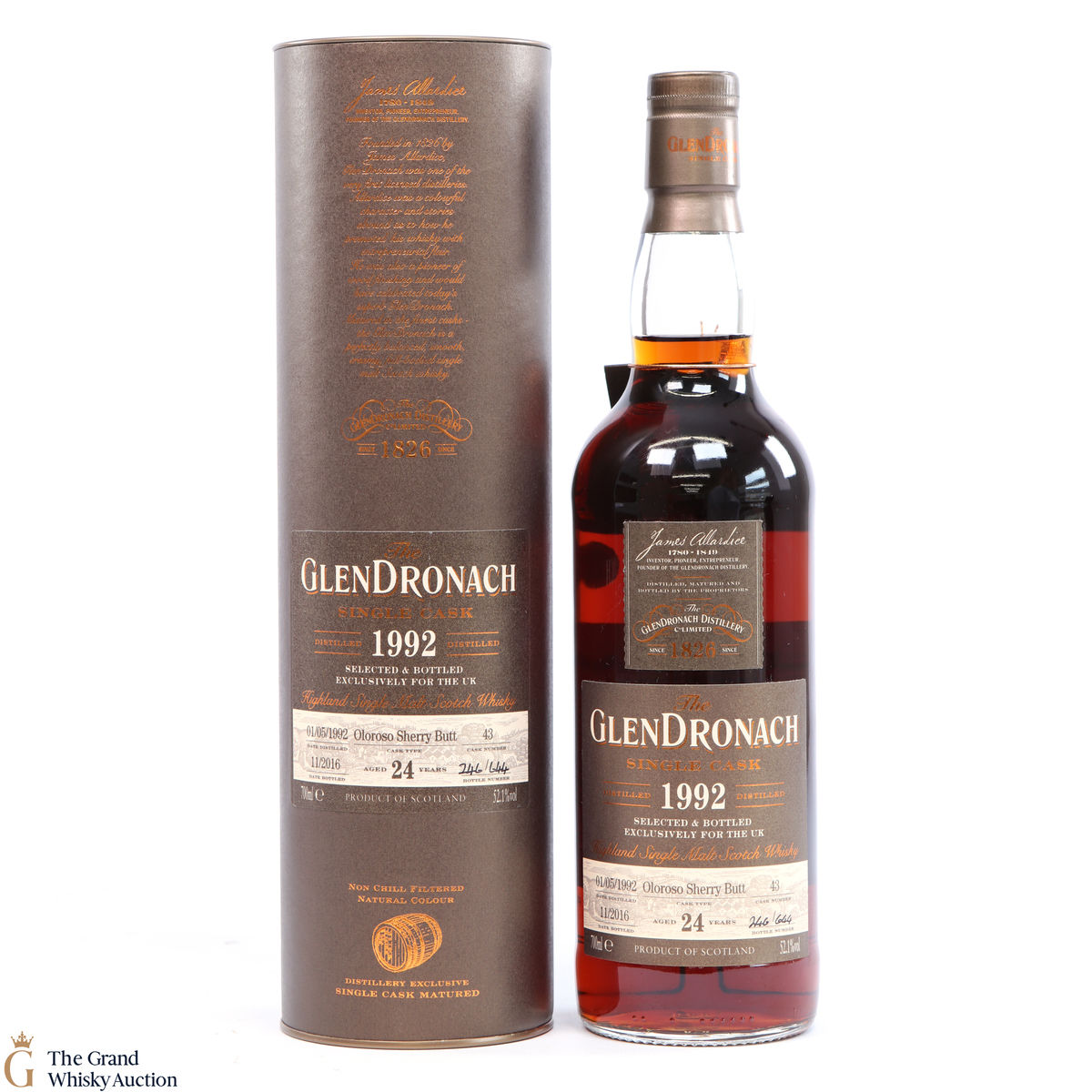 Glendronach - 24 Year Old - 1992 Single cask #43