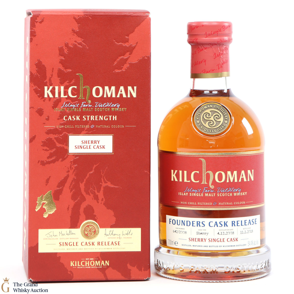 Kilchoman - 2008 Single Sherry Cask #642 Founders Cask Release