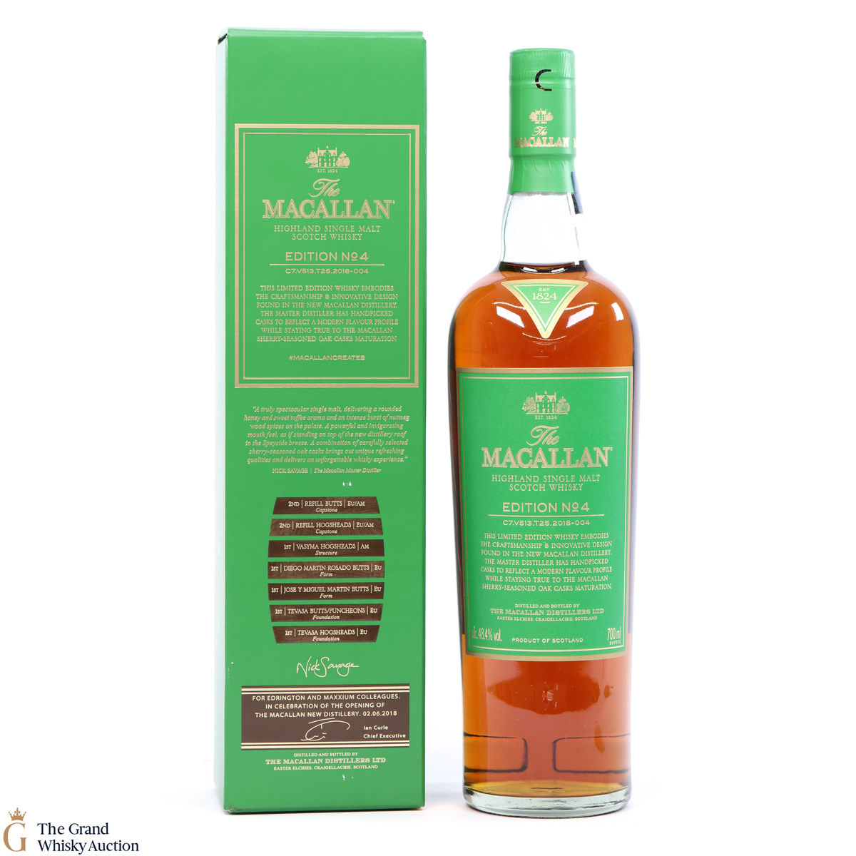 Macallan - Edition No. 4 - 2018 - Edrington & Maxxium Staff
