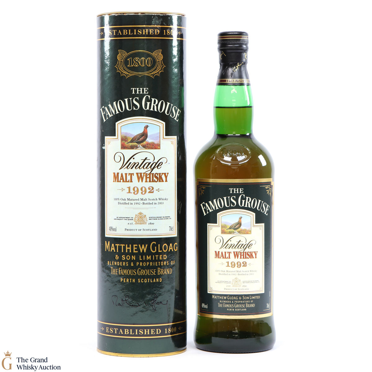 Famous Grouse - 1992 Vintage Matthew Gloag