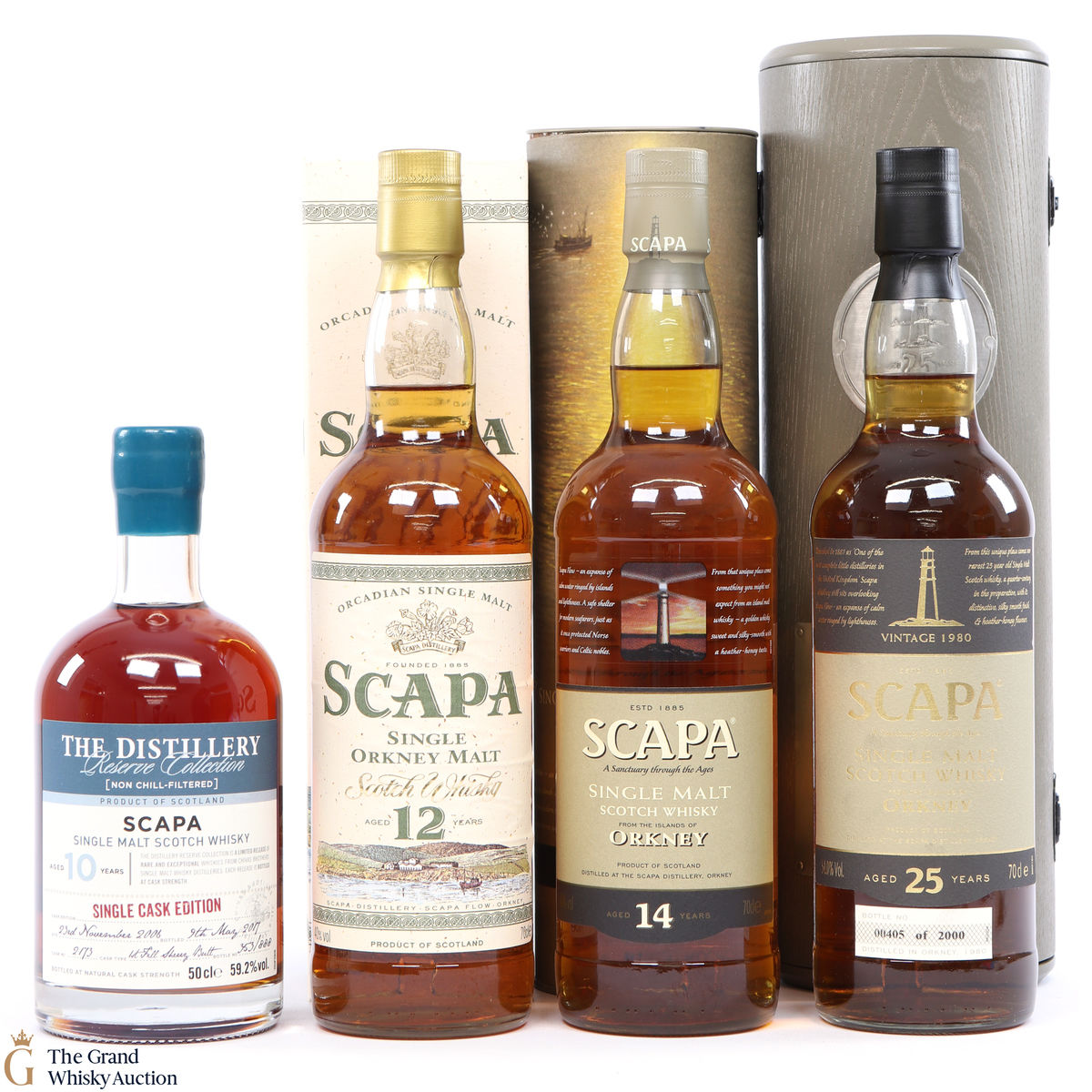 Scapa - 10, 12, 14 & 25 Year Old