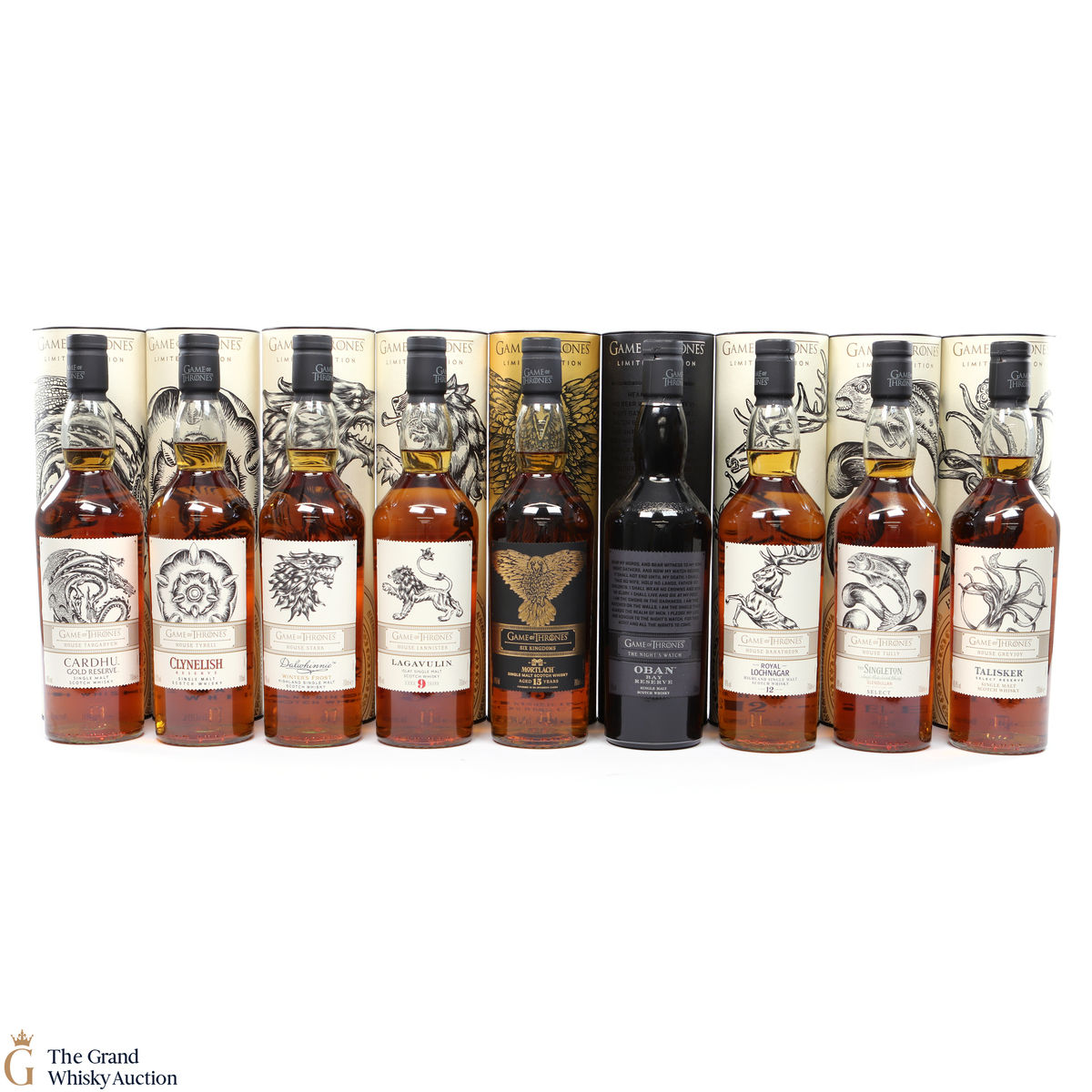 Game of Thrones - Limited Editions - 9 x 70cl (with Mortlach)