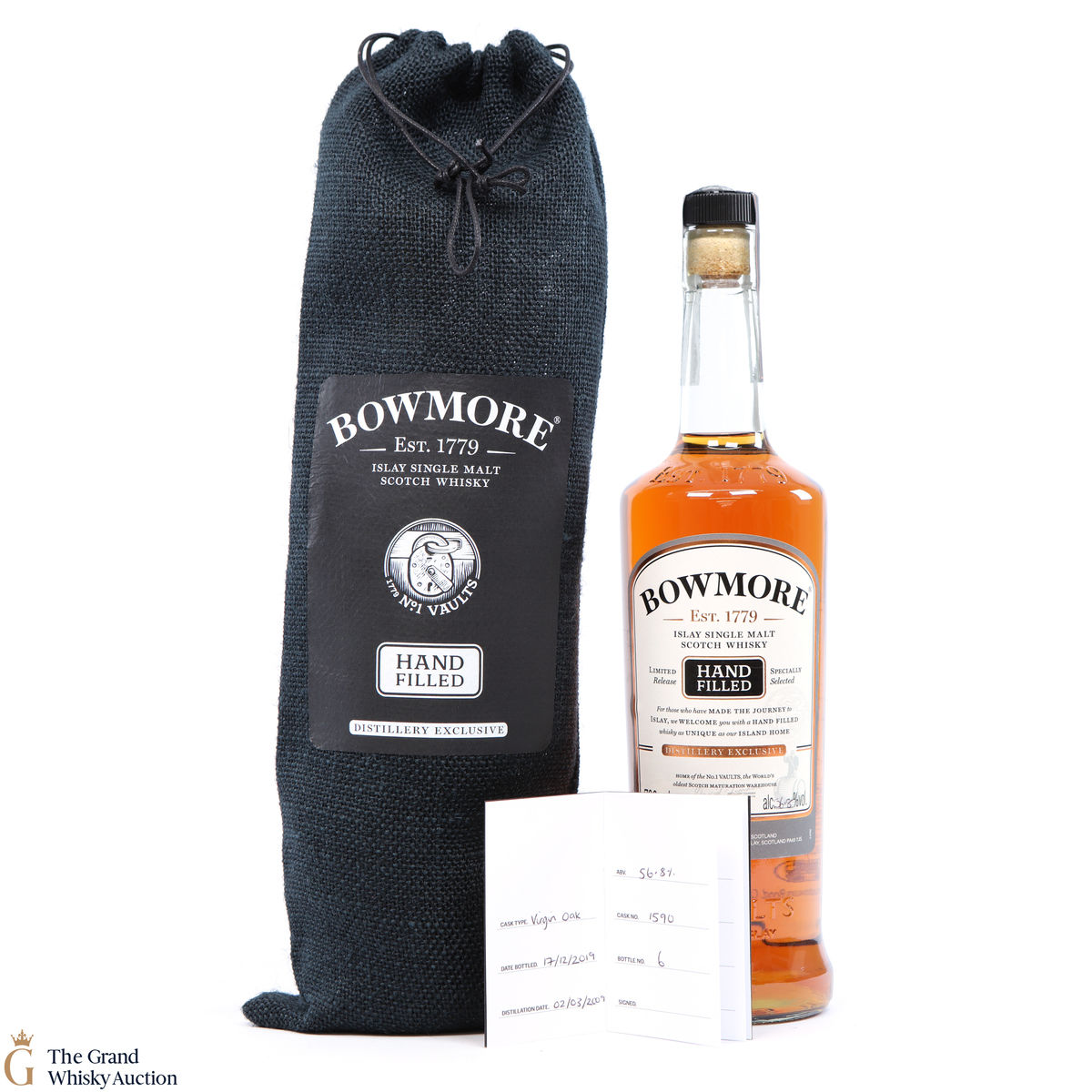 Bowmore - 10 Year Old - 2019 Hand Fill - Virgin Oak #1590
