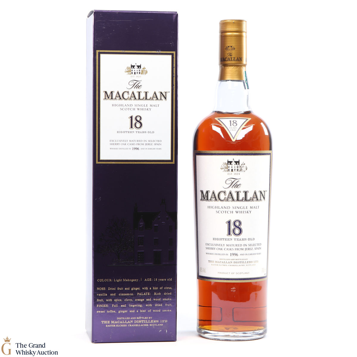 Macallan - 18 Year Old Sherry Oak (1996)