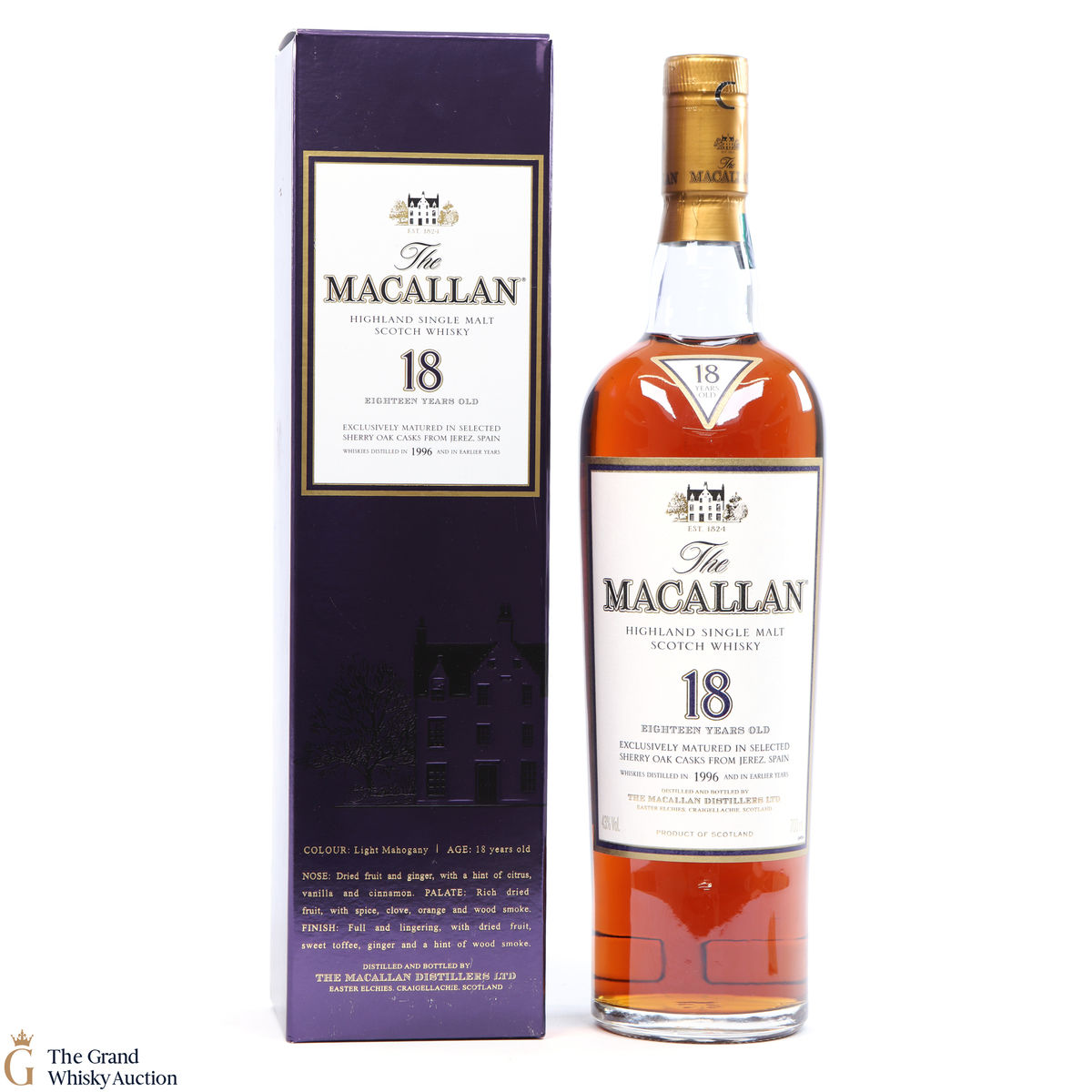 Macallan - 18 Year Old Sherry Oak (1996)