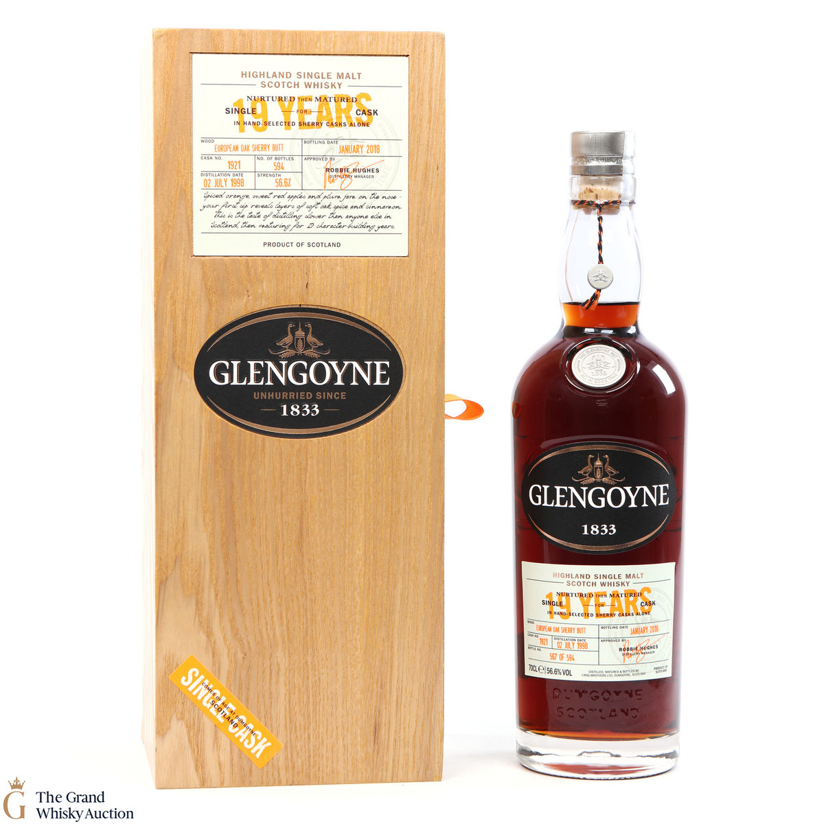 Glengoyne - 1998 Single Cask - 19 Year Old