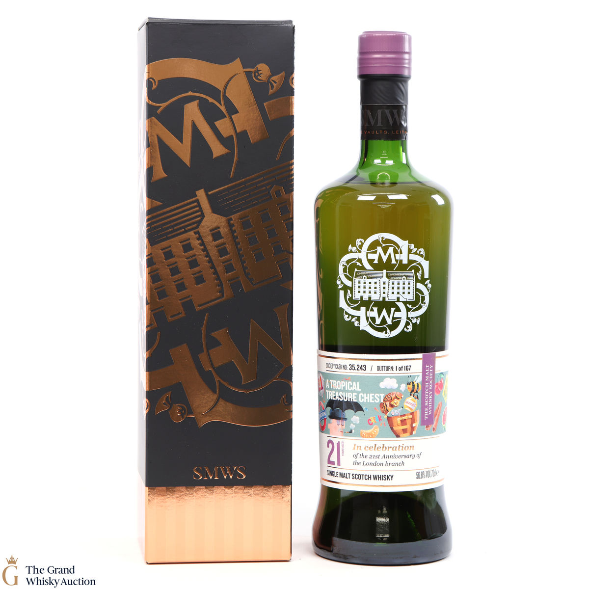 Glen Moray - 21 Year Old SMWS 35.243 - 21st Anniversary London Branch