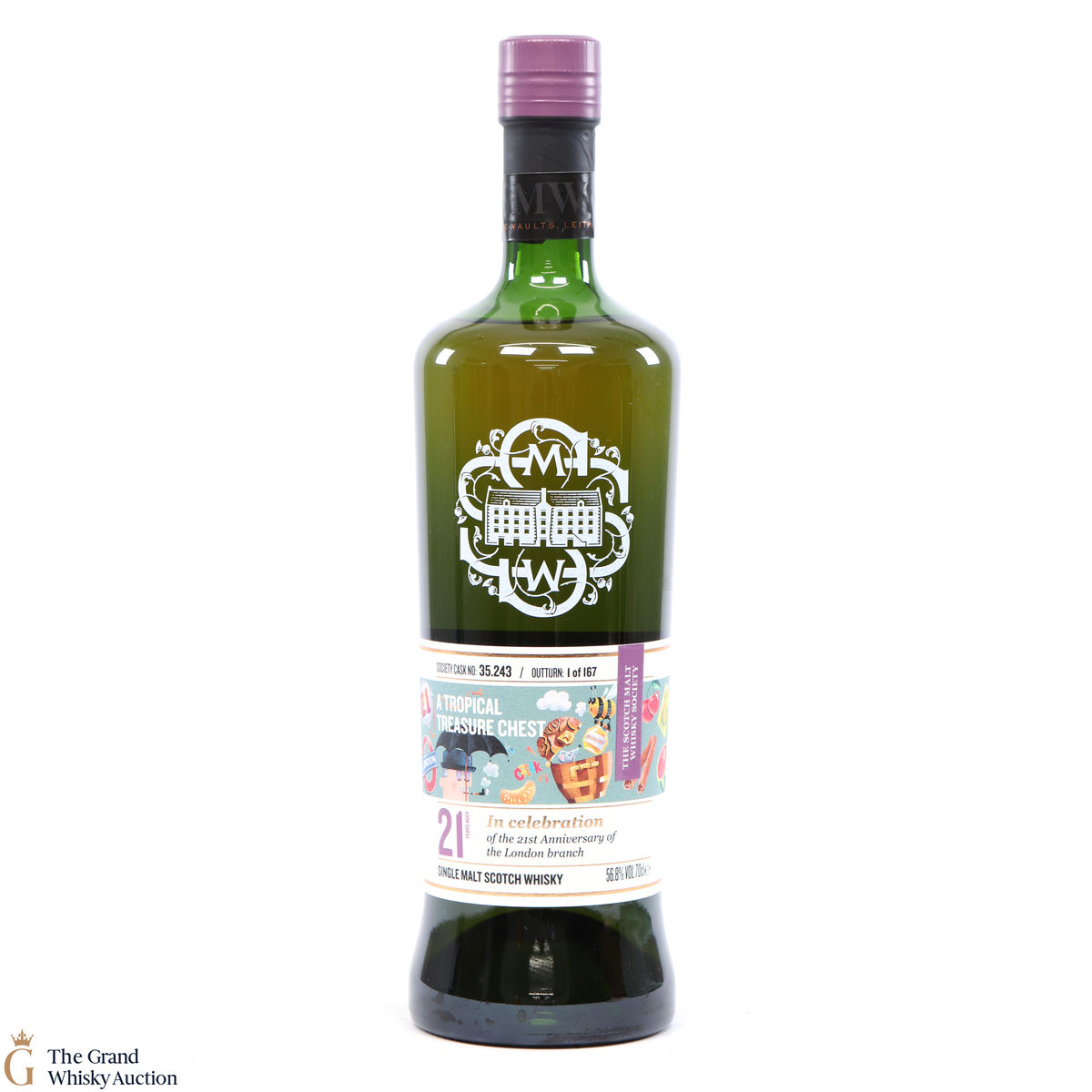 Glen Moray - 21 Year Old SMWS 35.243 - 21st Anniversary London Branch