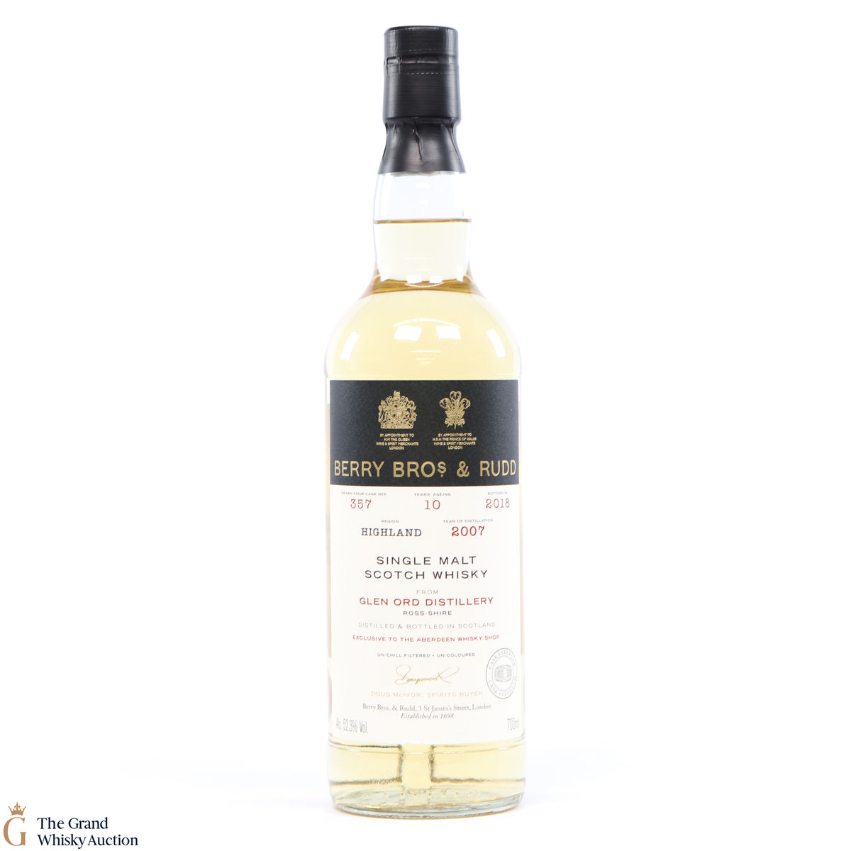 Glen Ord - 10 Year Old Berry Bros 200 Aberdeen Whisky Shop