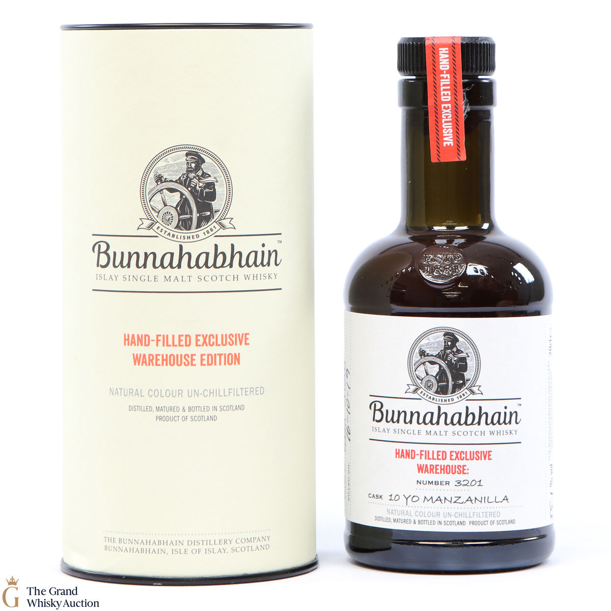 Bunnahabhain - 10 Year Old - Hand Filled #3201 - Manzanilla (20cl)