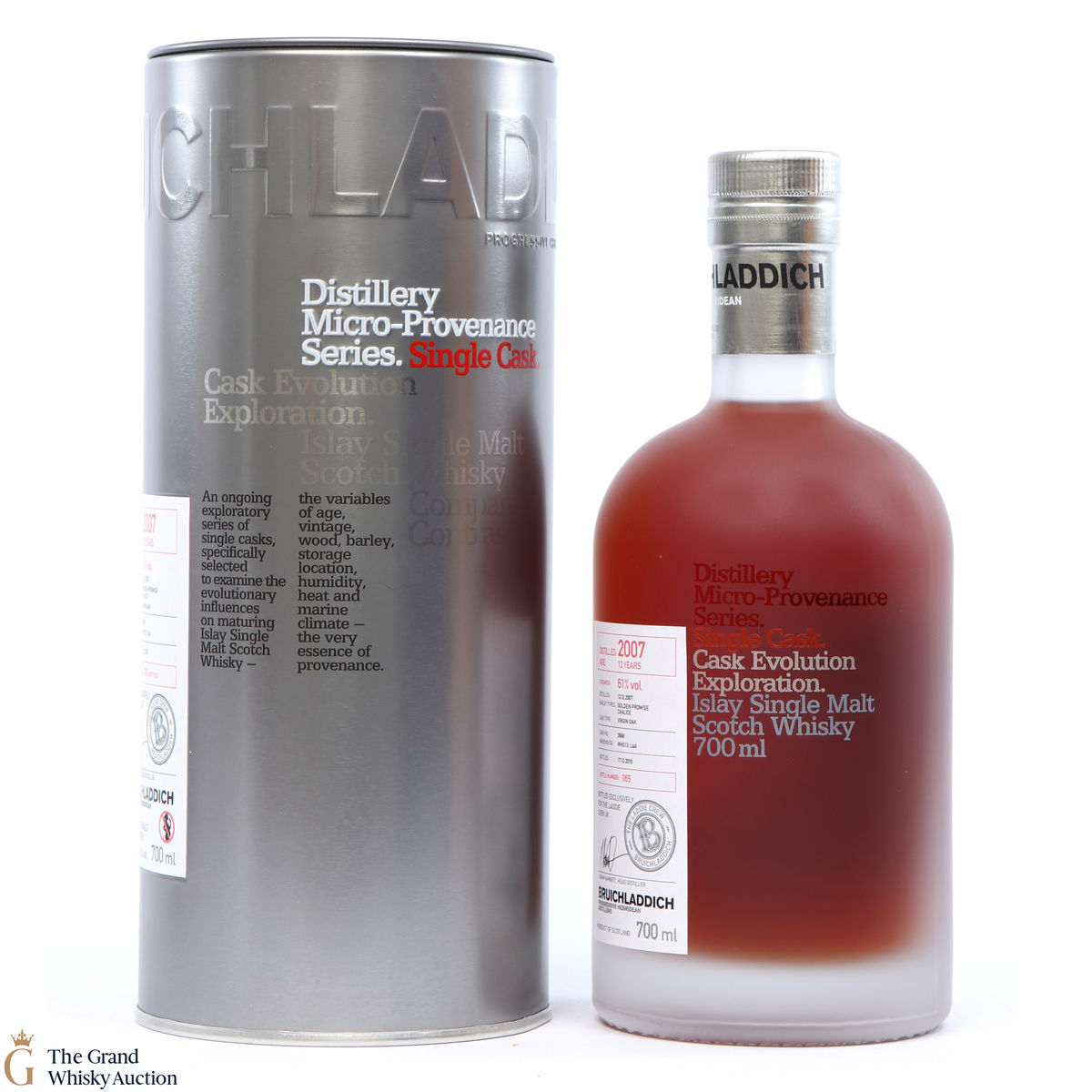 Bruichladdich - 12 Year Old - 2007 - Micro Provenance #3668 