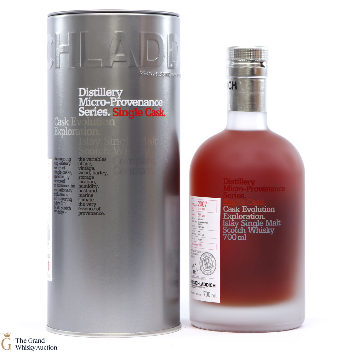 Bruichladdich - 12 Year Old - 2007 - Micro Provenance #3668 