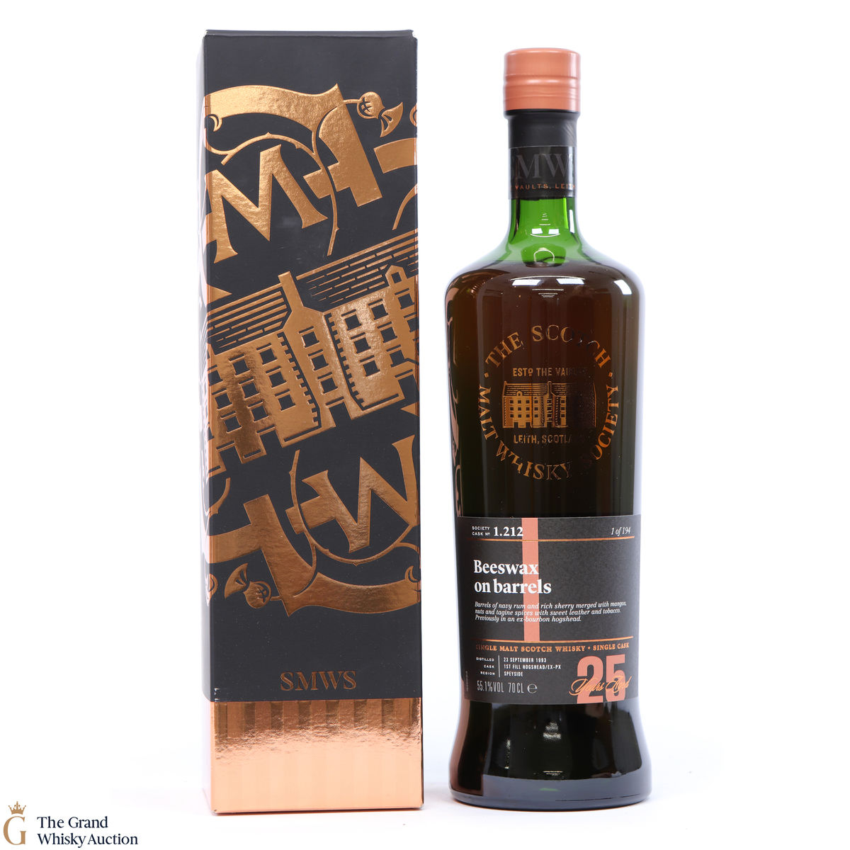 Glenfarclas - 25 Year Old SMWS 1.212 Beeswax on barrels