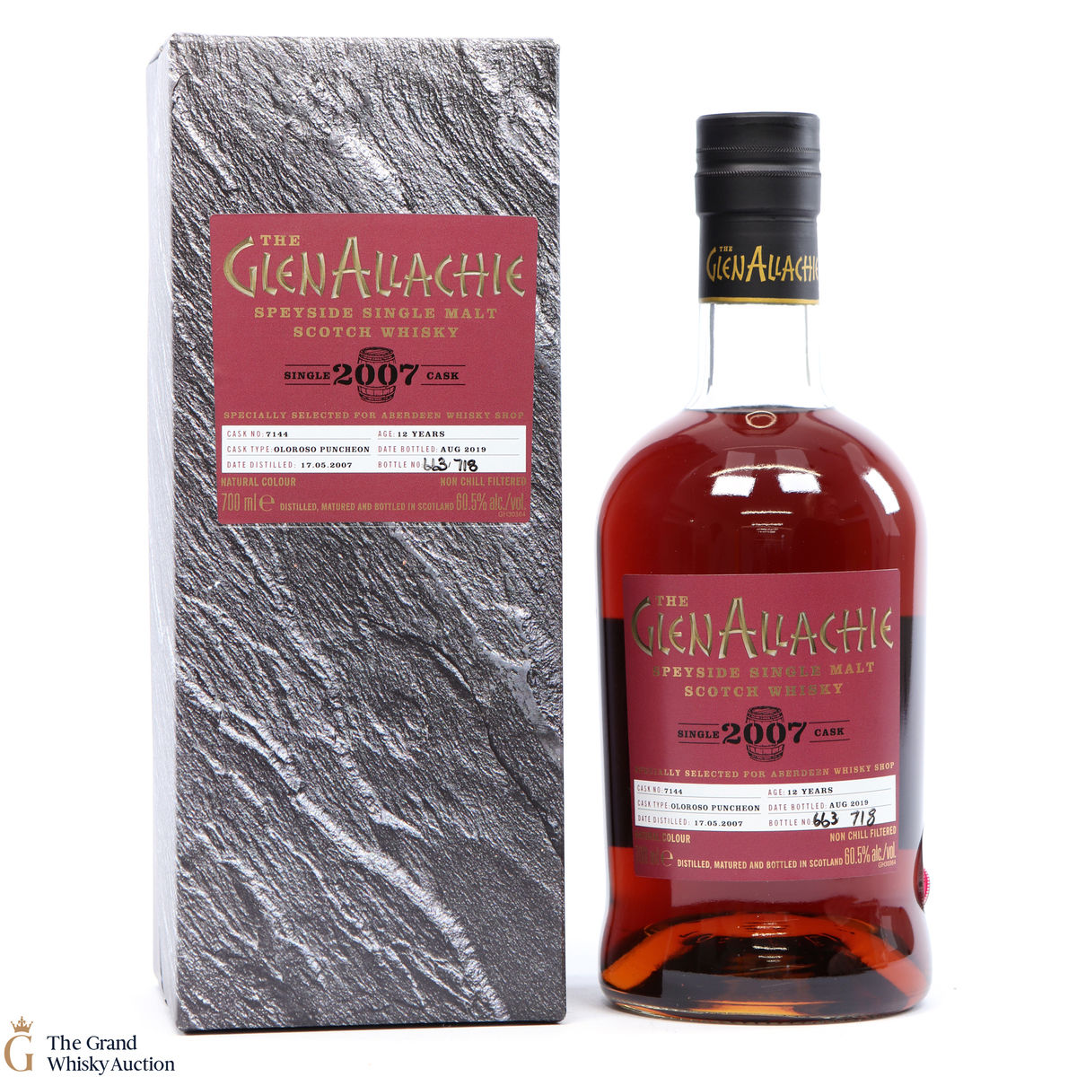 Glenallachie - 12 Year Old #7144 Aberdeen Whisky Shop 2007