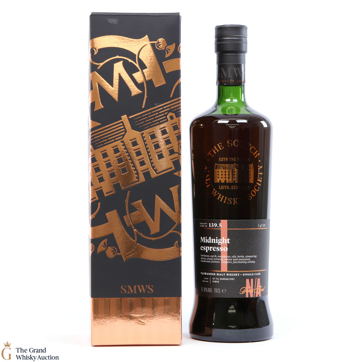 Kavalan - SMWS 1st Fill Barrique Port 139.5 Midnight Espresso