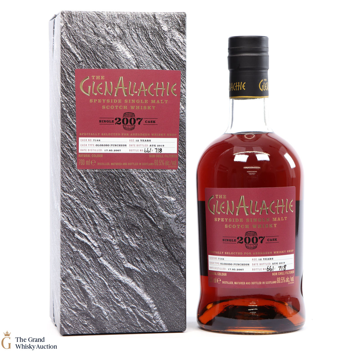 Glenallachie - 12 Year Old #7144 Aberdeen Whisky Shop 2007