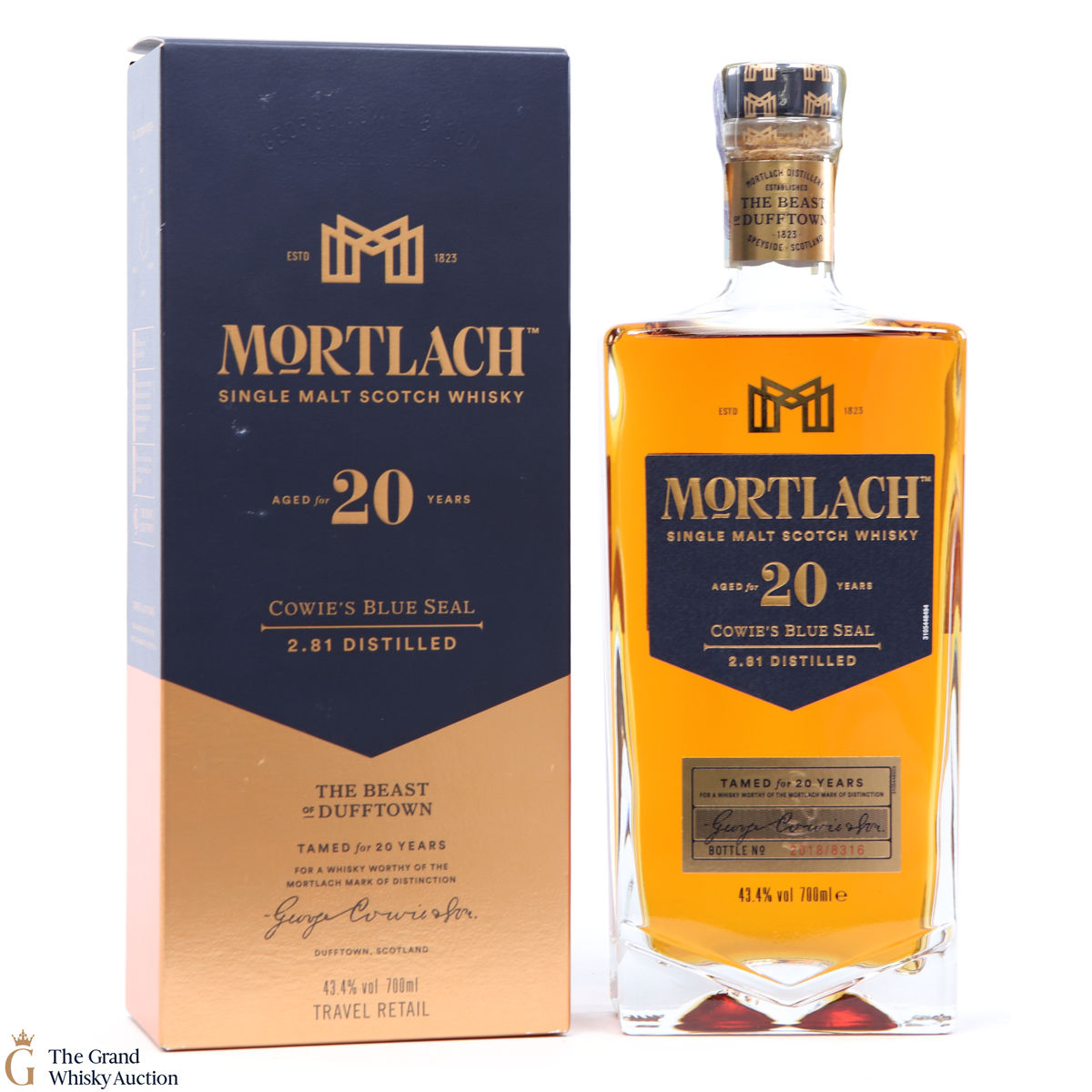 Mortlach - 20 Year Old Cowies Blue Seal 2.81