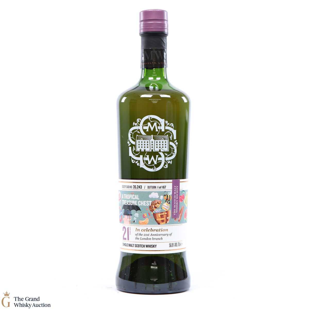Glen Moray - 21 Year Old SMWS 35.243 - 21st Anniversary London Branch