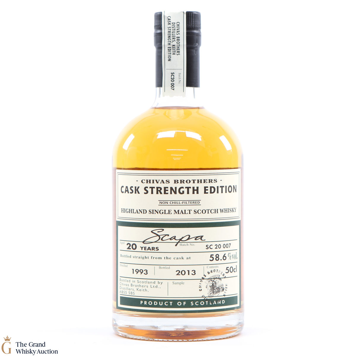 Scapa - 20 Year Old Cask Strength SC 20 007