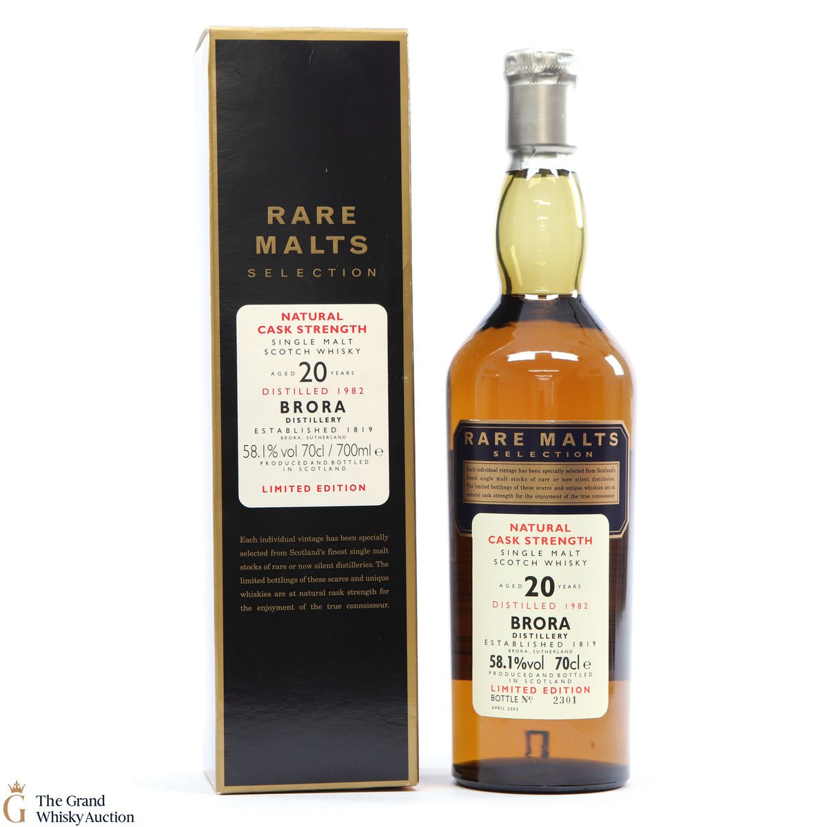 Brora - 20 Year Old - Rare Malts 58.1%