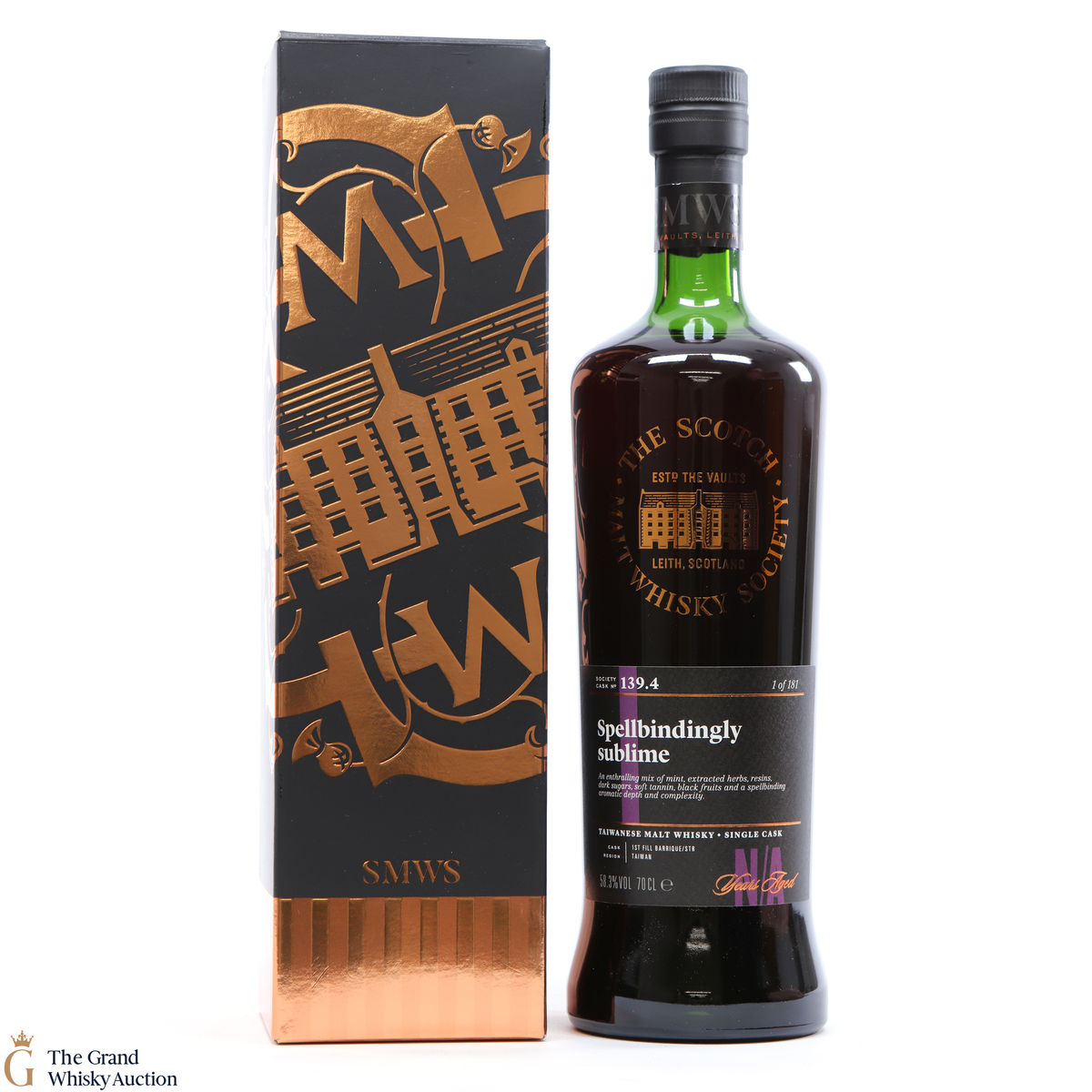 Kavalan - 139.4 SMWS Spellbindingly Sublime