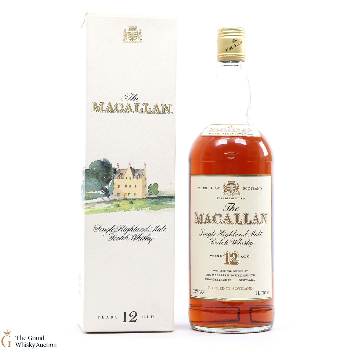Macallan - 12 Year Old (1980s)  - 1L