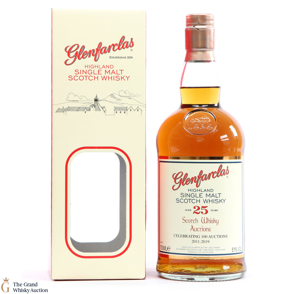 Glenfarclas - 25 Year Old - SWA Celebrating 100 Auctions
