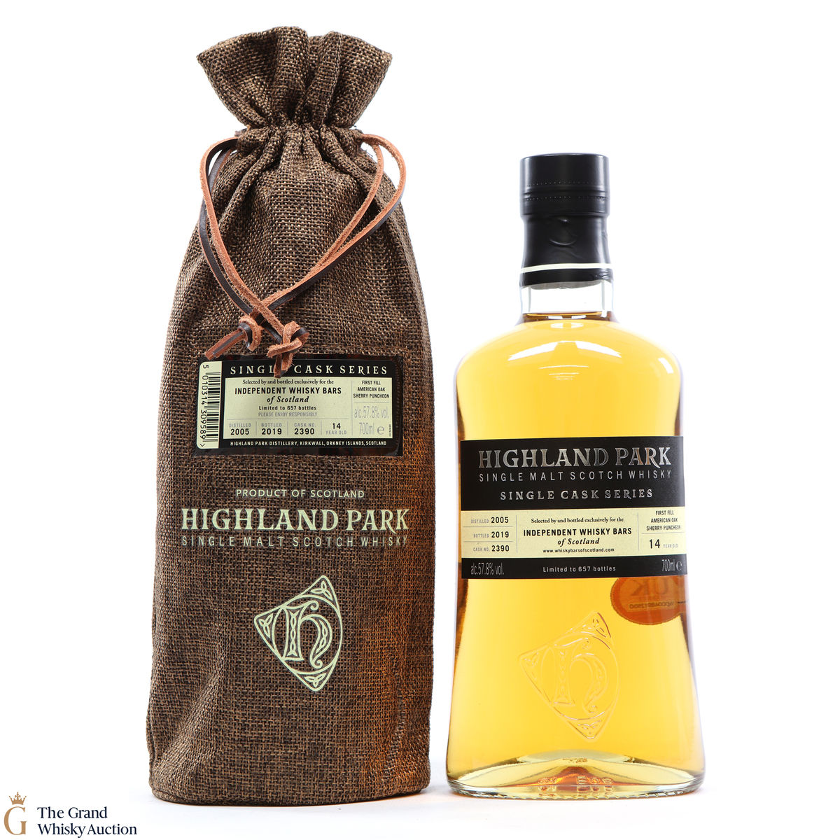 Highland Park - 14 Year Old - 2005 Single Cask Independent Whisky Bars of Scotland Cask #2390