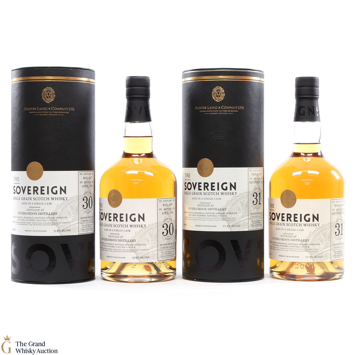 Invergordon - 30 & 31 Year Old - The Sovereign (2 x 70cl)