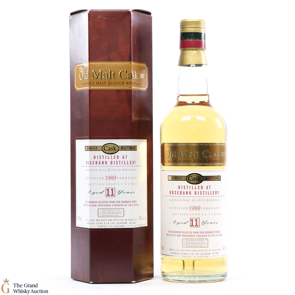 Rosebank - 11 Year Old 1989 Old Malt Cask 2000