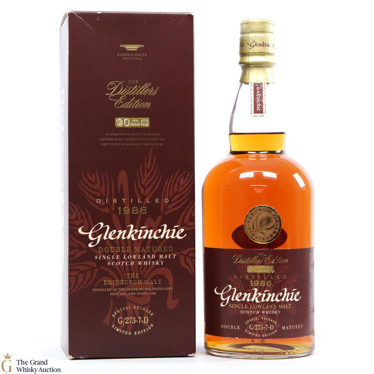 Glenkinchie - 1986 Distillers Edition / Inaugural Release