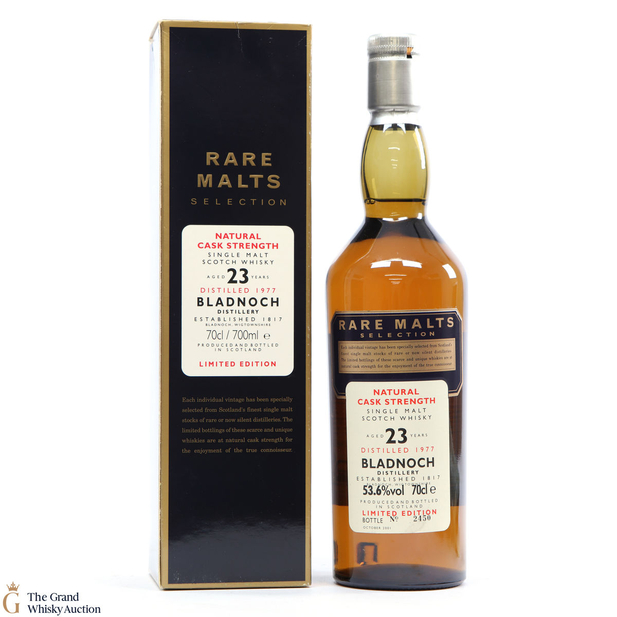 Bladnoch - 23 Year Old (1977)  -  Rare Malts 53.6%