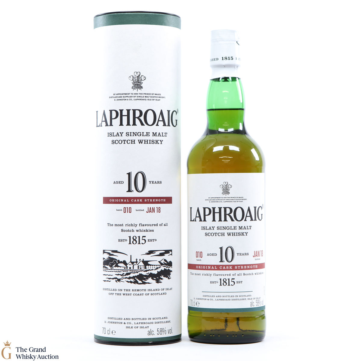 Laphroaig - 10 Year Old - Original Cask Strength Batch #010