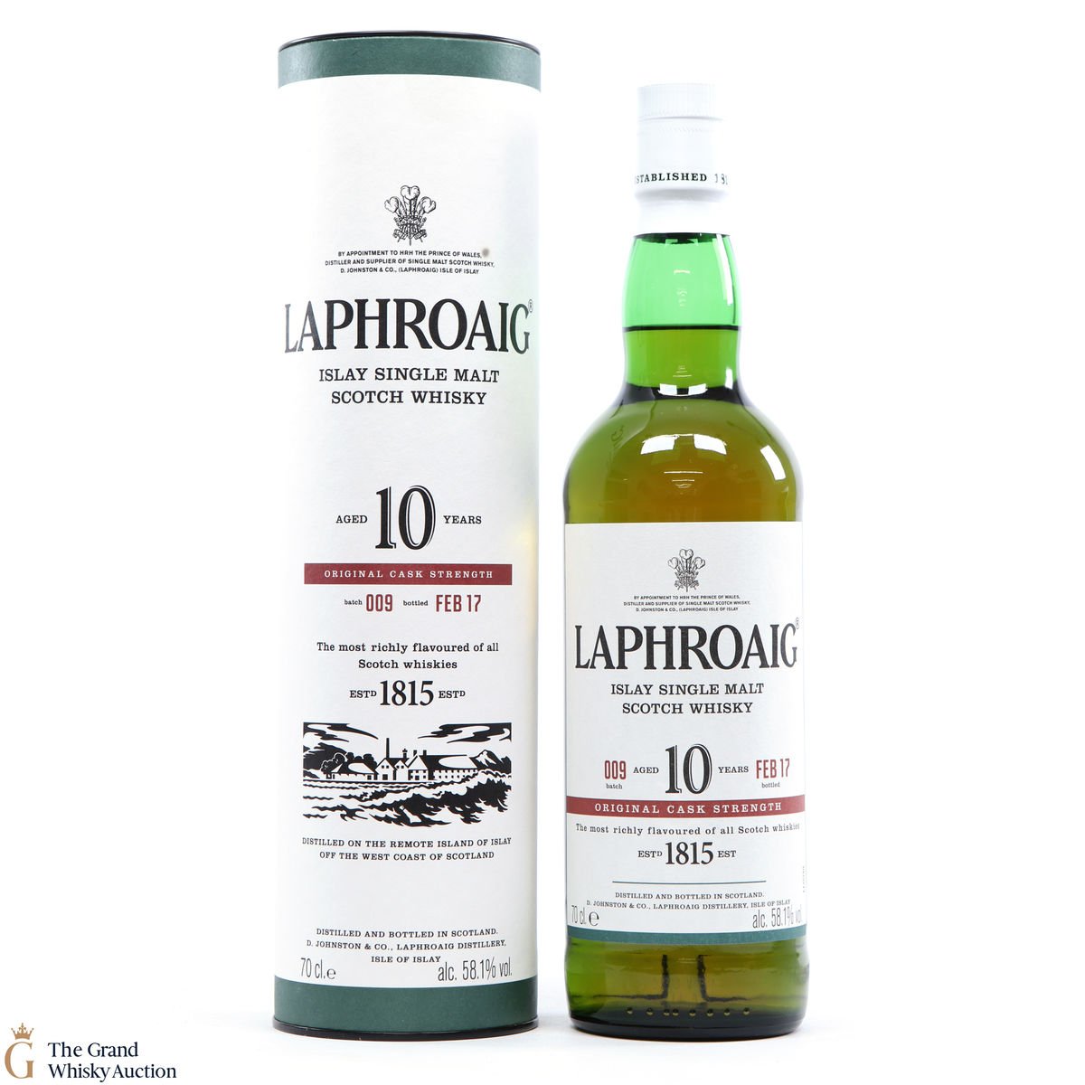 Laphroaig - 10 Year Old - Original Cask Strength Batch #009