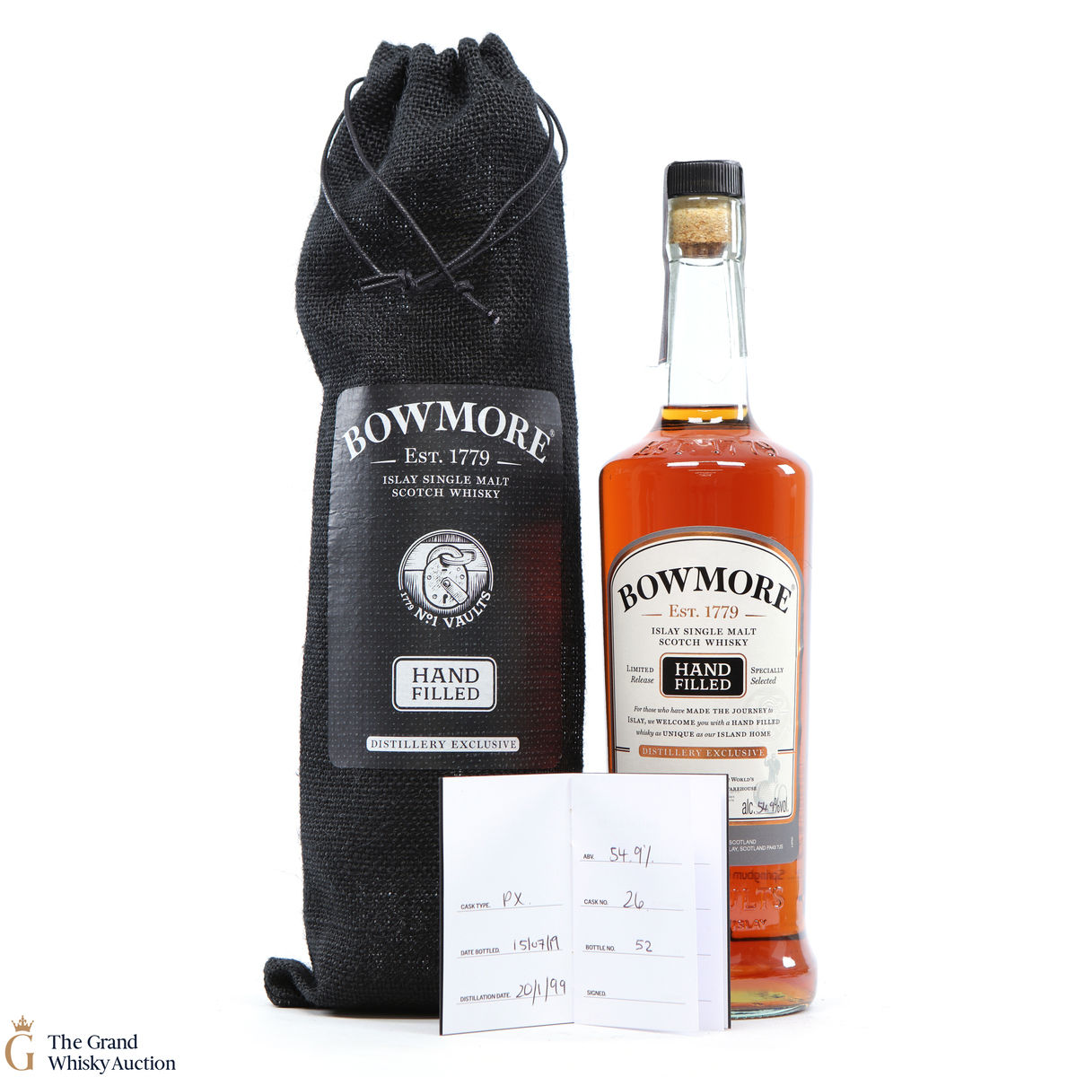 Bowmore - 20 Year Old - 2019 Hand Fill - PX Cask #26