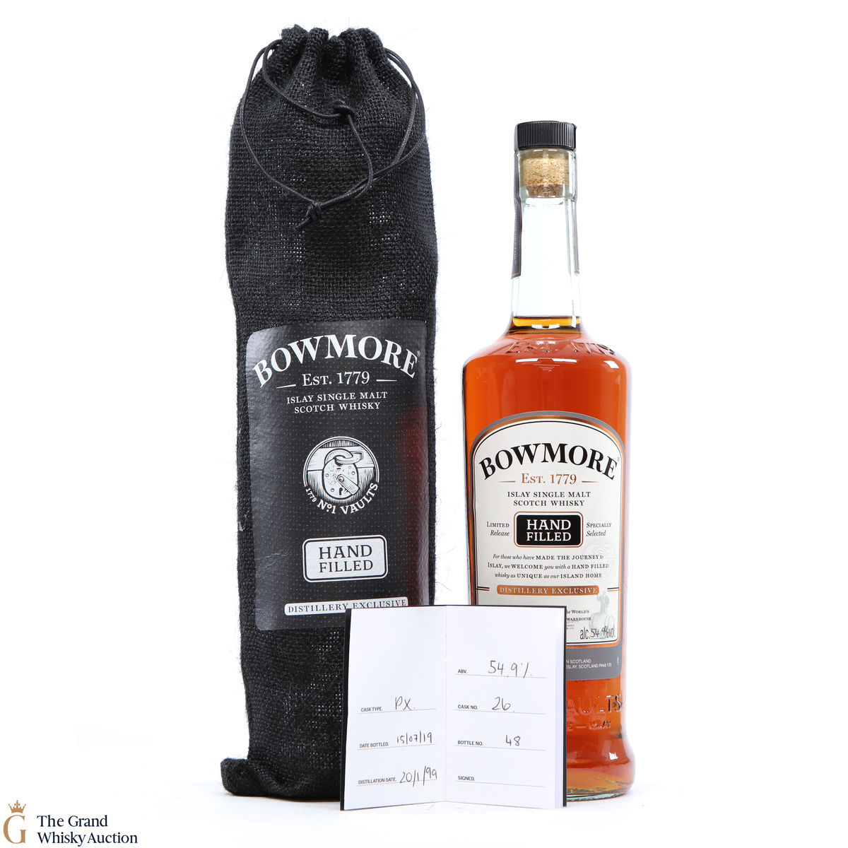 Bowmore - 20 Year Old - 2019 Hand Fill - PX Cask #26