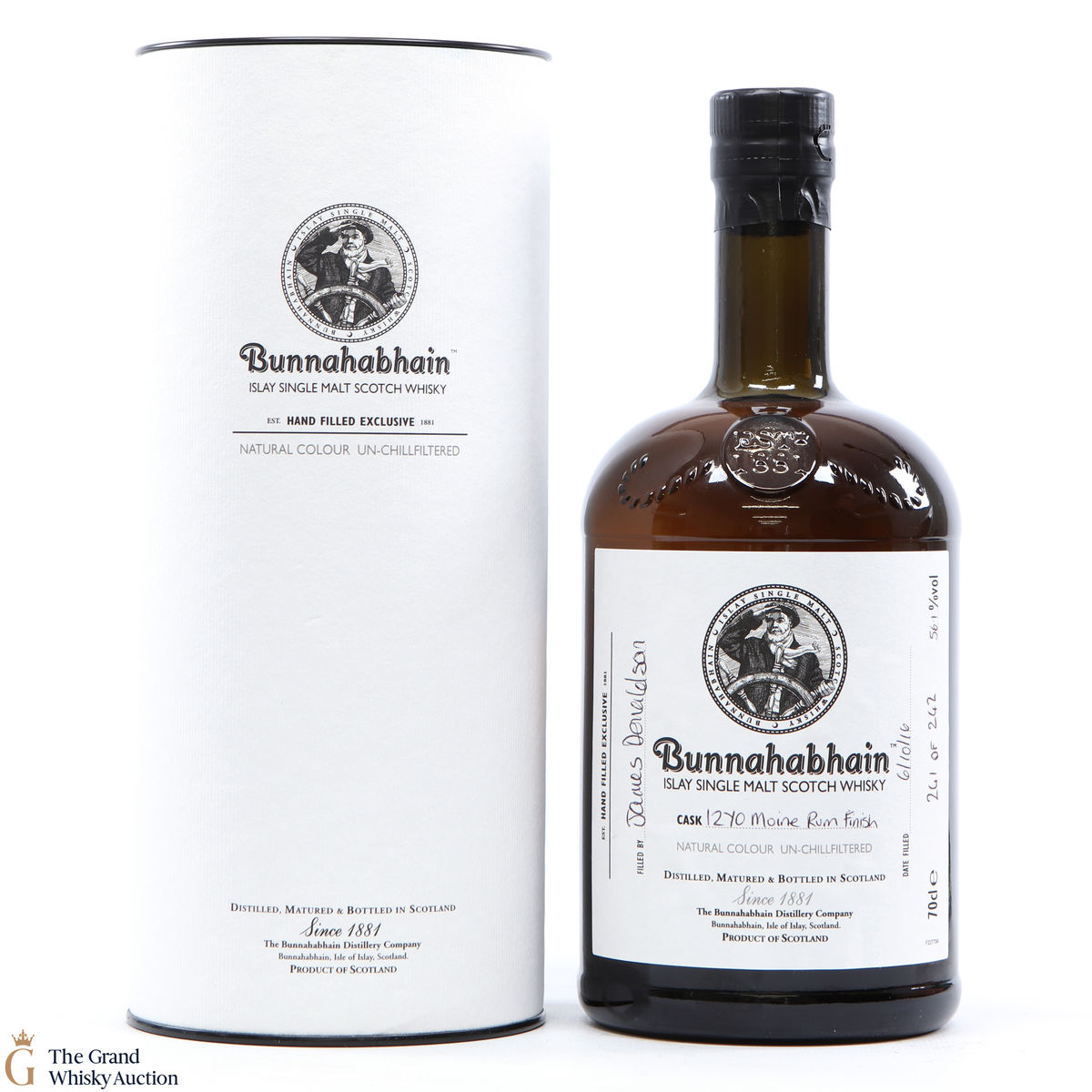 Bunnahabhain - 12 Year Old Moine Rum Finish 2016 Handfill