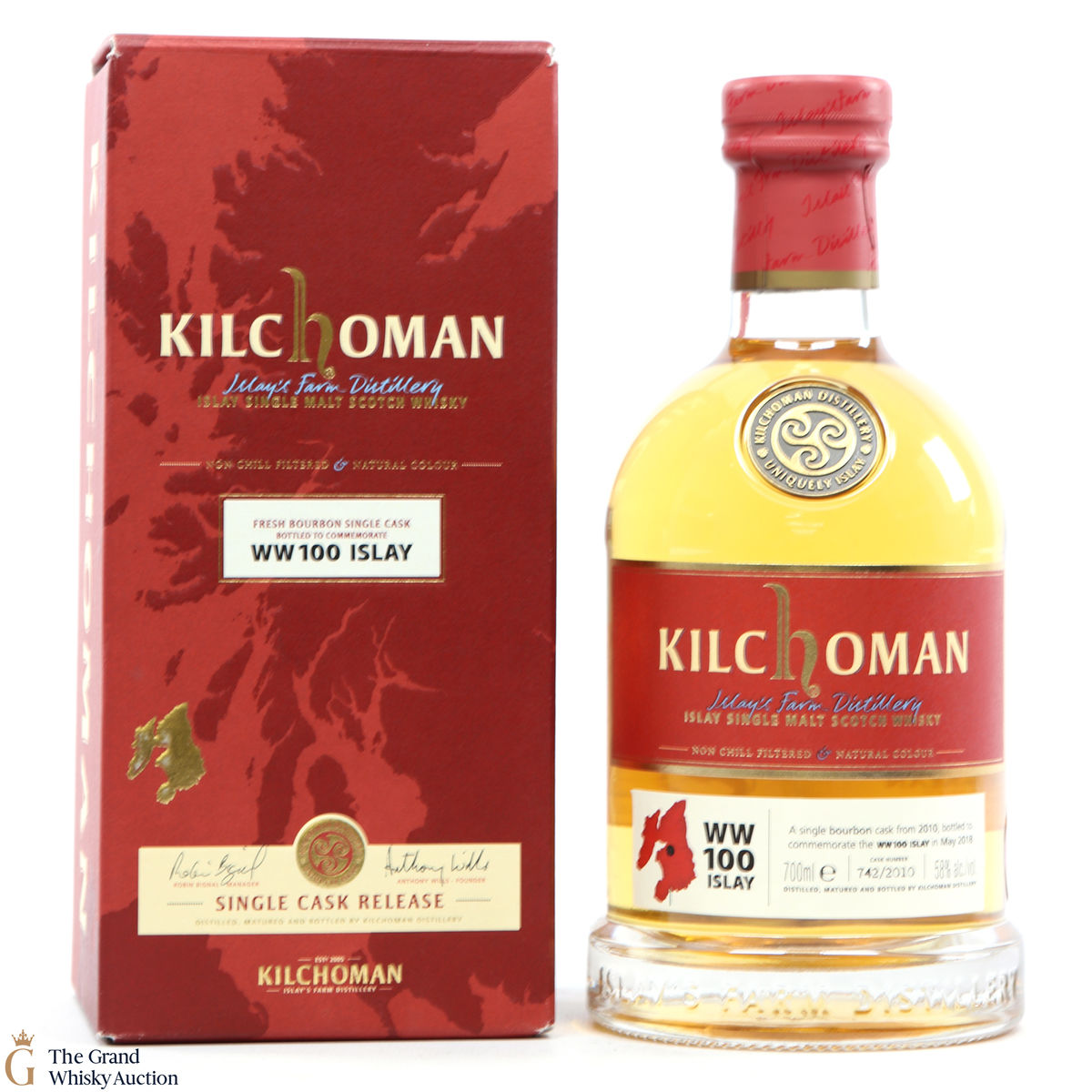 Kilchoman - 2010 Single Cask #742 WW100 Islay