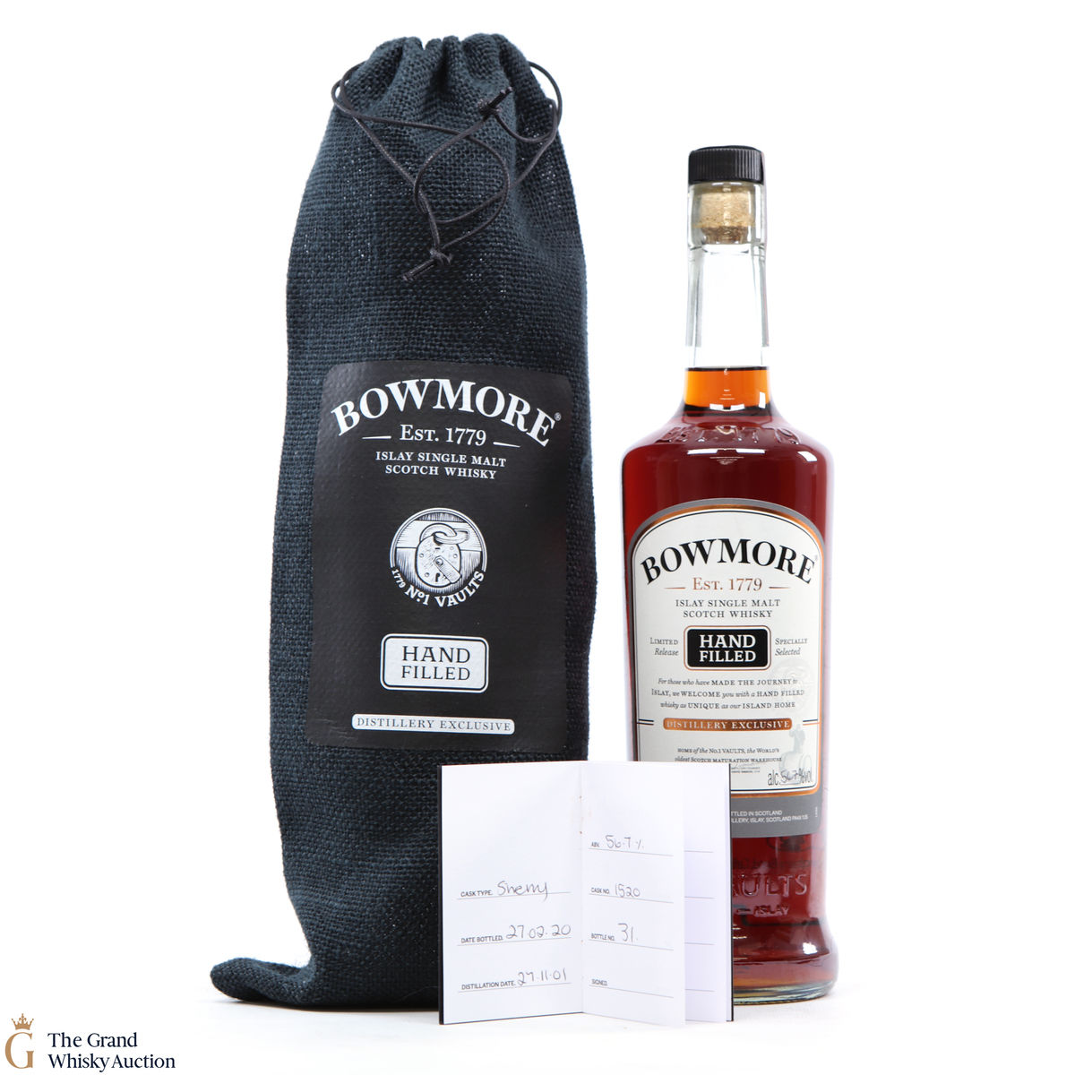 Bowmore - 18 Year Old 2001 - 2020 Hand Fill - Sherry Cask #1520