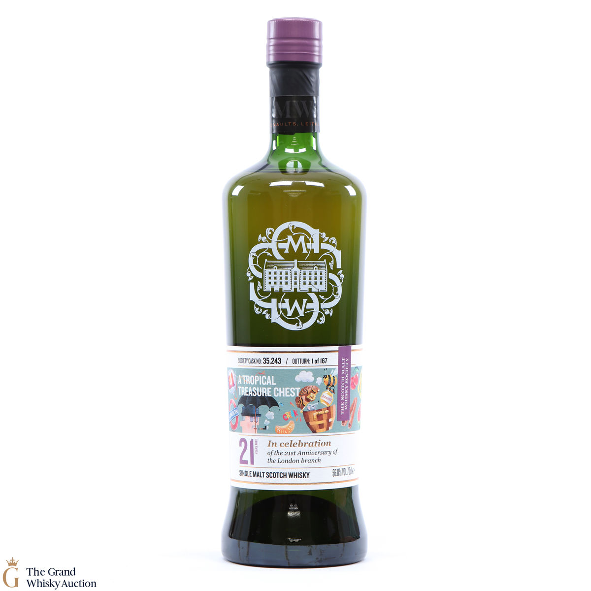 Glen Moray - 21 Year Old SMWS 35.243 - 21st Anniversary London Branch